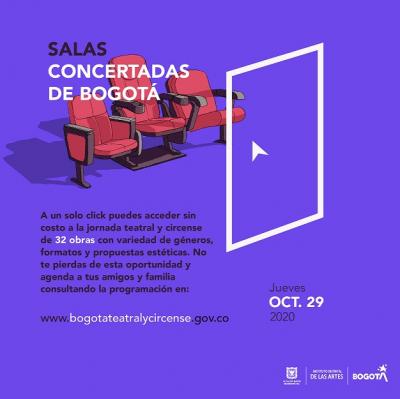 Hoy: REMINISCENCIAS, Conéctese con las Salas Concertadas de Teatro de Bogotá