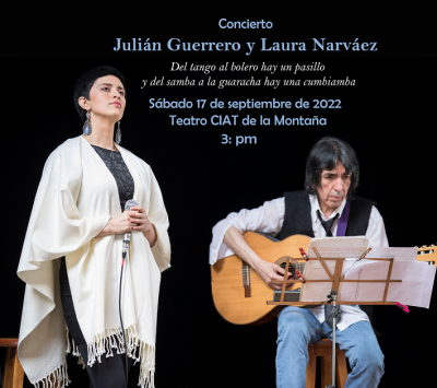 HOY sábado: DOCUMENTAL Y TANGO: JULIAN GUERRERO Y LAURA NARVAEZ