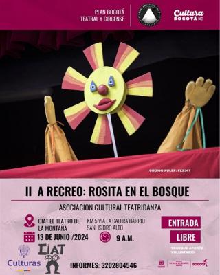 II FESTIVAL DE TÍTERES Y TEATRO:  "A RECREO"