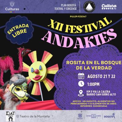 ESTA SEMANA: ROSITA Y XII FESTIVAL ANDAKIES