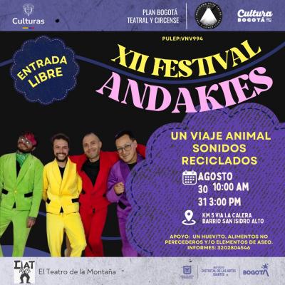 XII FESTIVAL ANDAKIES, HOMBRES Y MUJERES ARTISTAS DE LA MONTAÑA