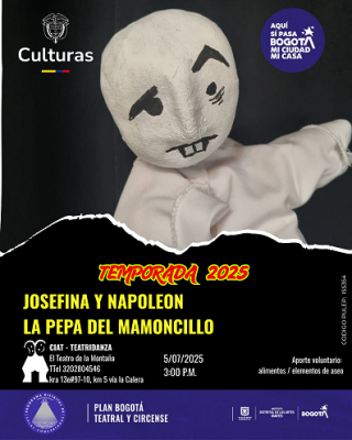 CUCHIPANDA, BANQUETE CULTURAL  Y JOSEFINA Y NAPOLEÓN, ESTE SÁBADO 3 PM