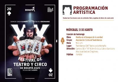 XX FESTIVAL DE TEATRO Y CIRCO DE BOGOTA