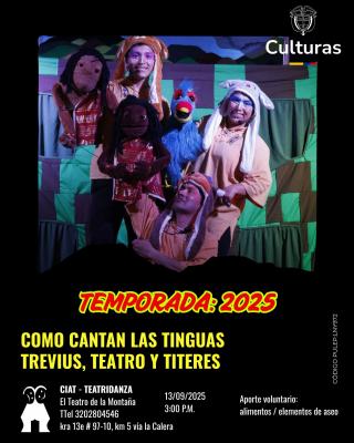 COMO CANTAN LAS TINGUAS, SÁBADO 13 DE SEPTIEMBRE