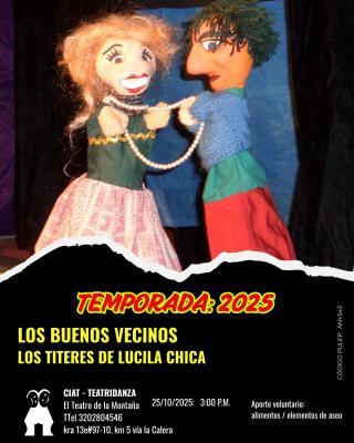 LOS BUENOS VECINOS, ESTE SÁBADO 25-10 A LAS 3 PM.