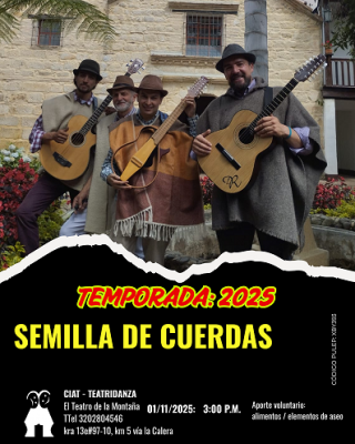 SEMILLA DE CUERDAS, SÁBADO 1 DE NOVIEMBRE DE 2025